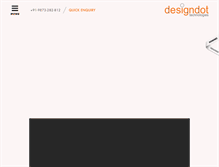 Tablet Screenshot of designdot.co.in